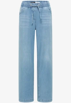 High Waist Wide Leg Jeans en Loose Fit