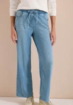High Waist Wide Leg Jeans en Loose Fit