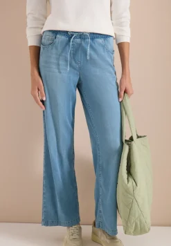 High Waist Wide Leg Jeans en Loose Fit