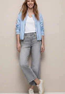 High Waist Wide Leg Jeans en Loose Fit
