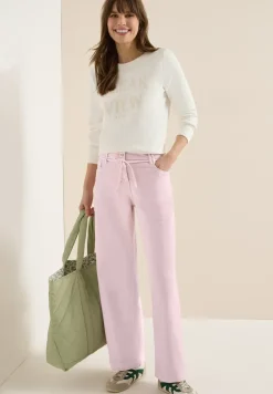 High Waist Wide Leg Jeans en Loose Fit