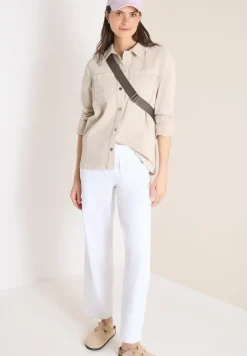 High Waist Wide Leg Jeans en Loose Fit