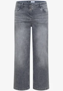 High Waist Wide Leg Jeans en Loose Fit