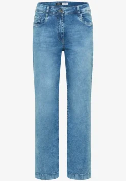 High Waist Wide Leg Jeans en Loose Fit