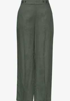High Waist Wide Leg Pantalon en lin