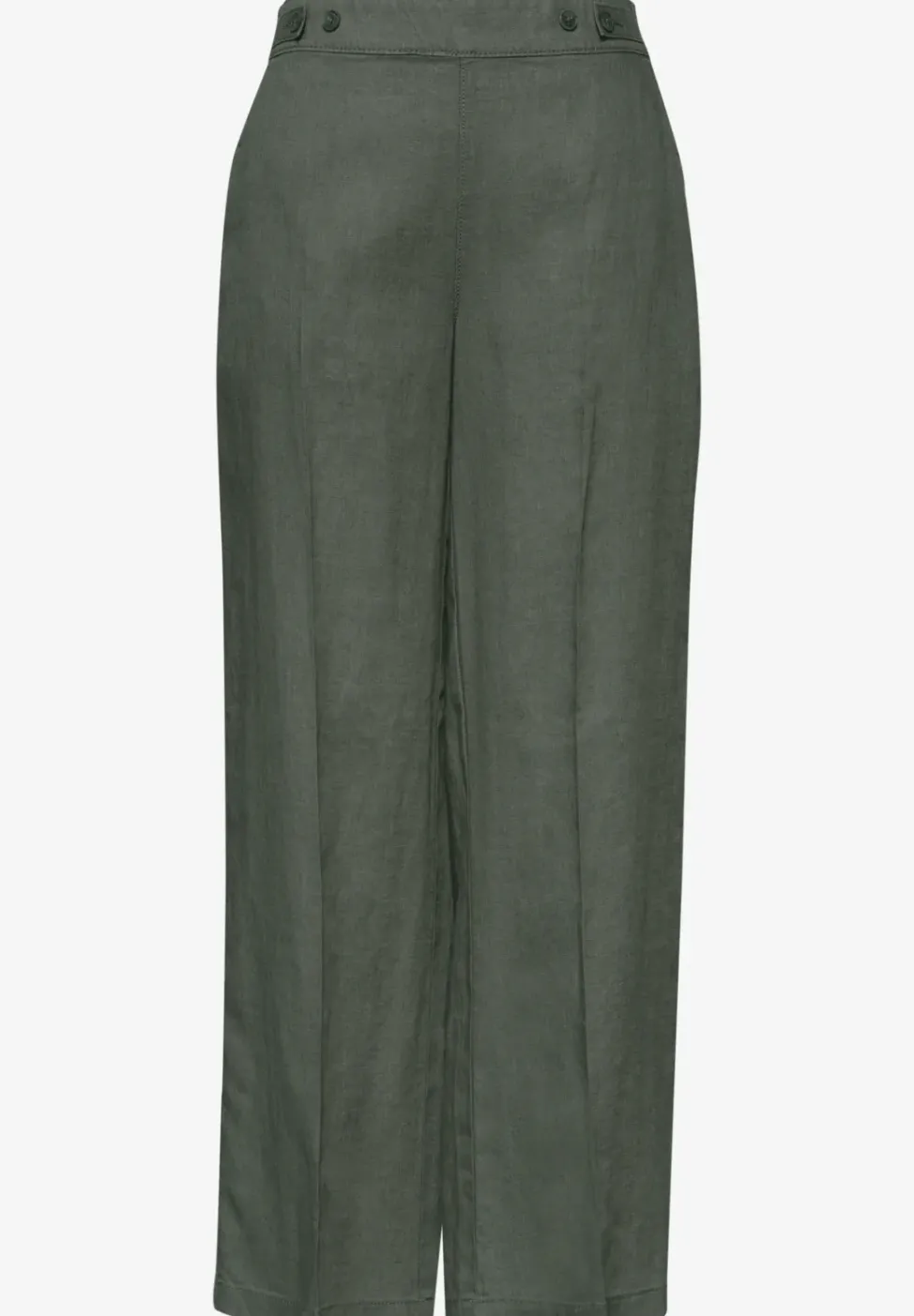 High Waist Wide Leg Pantalon en lin