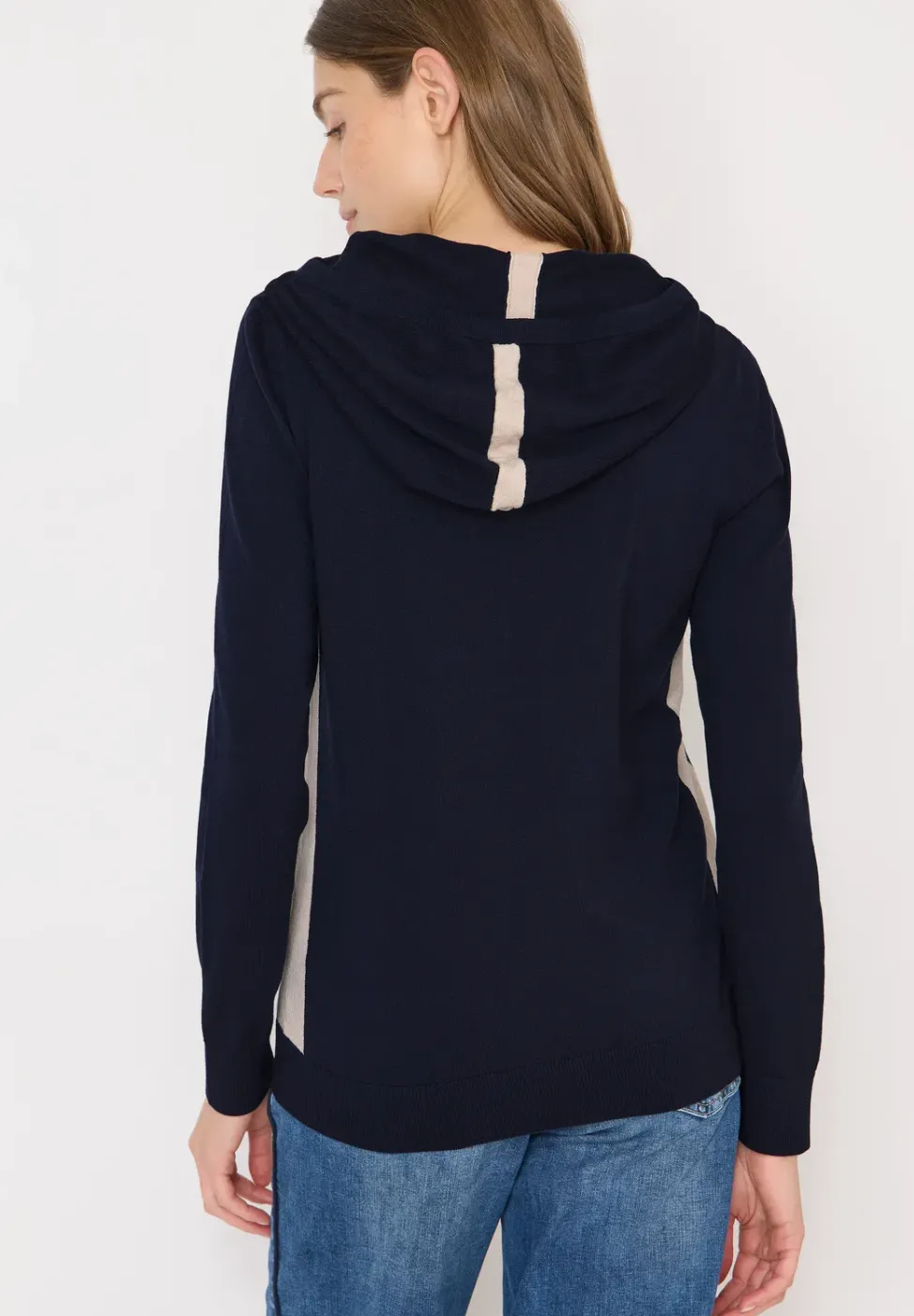 Hoodie en maille fine