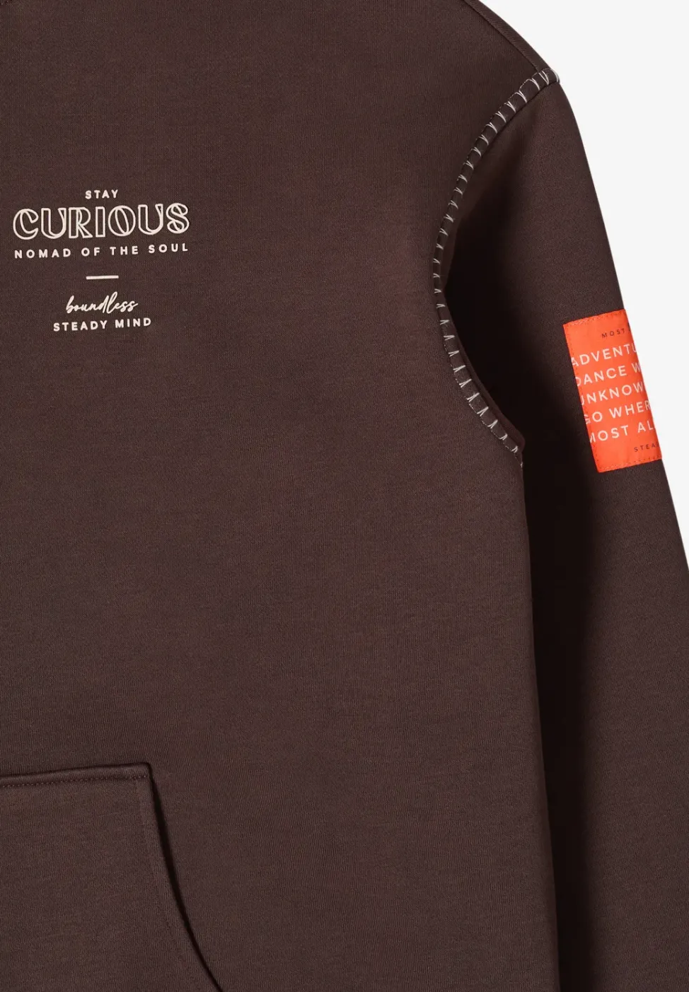 Hoodie avec coutures décoratives