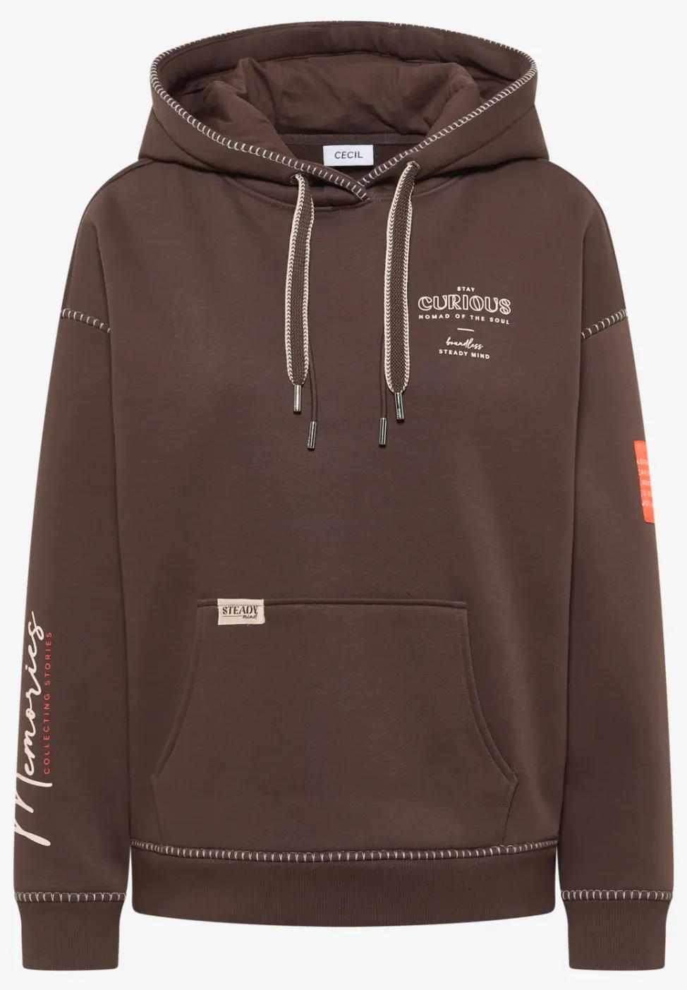 Hoodie avec coutures décoratives
