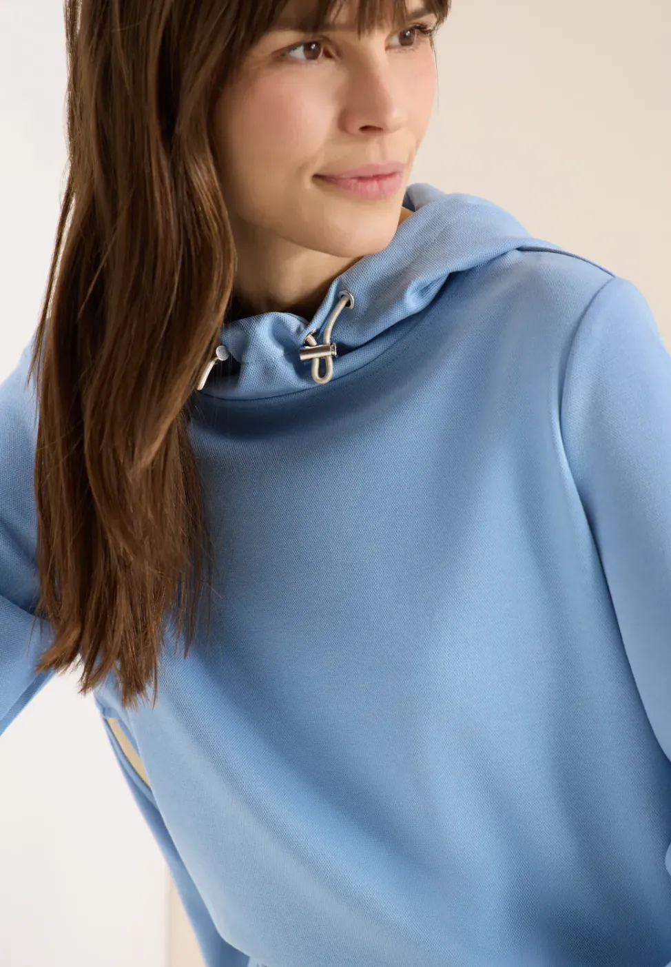 Hoodie avec détails zippés