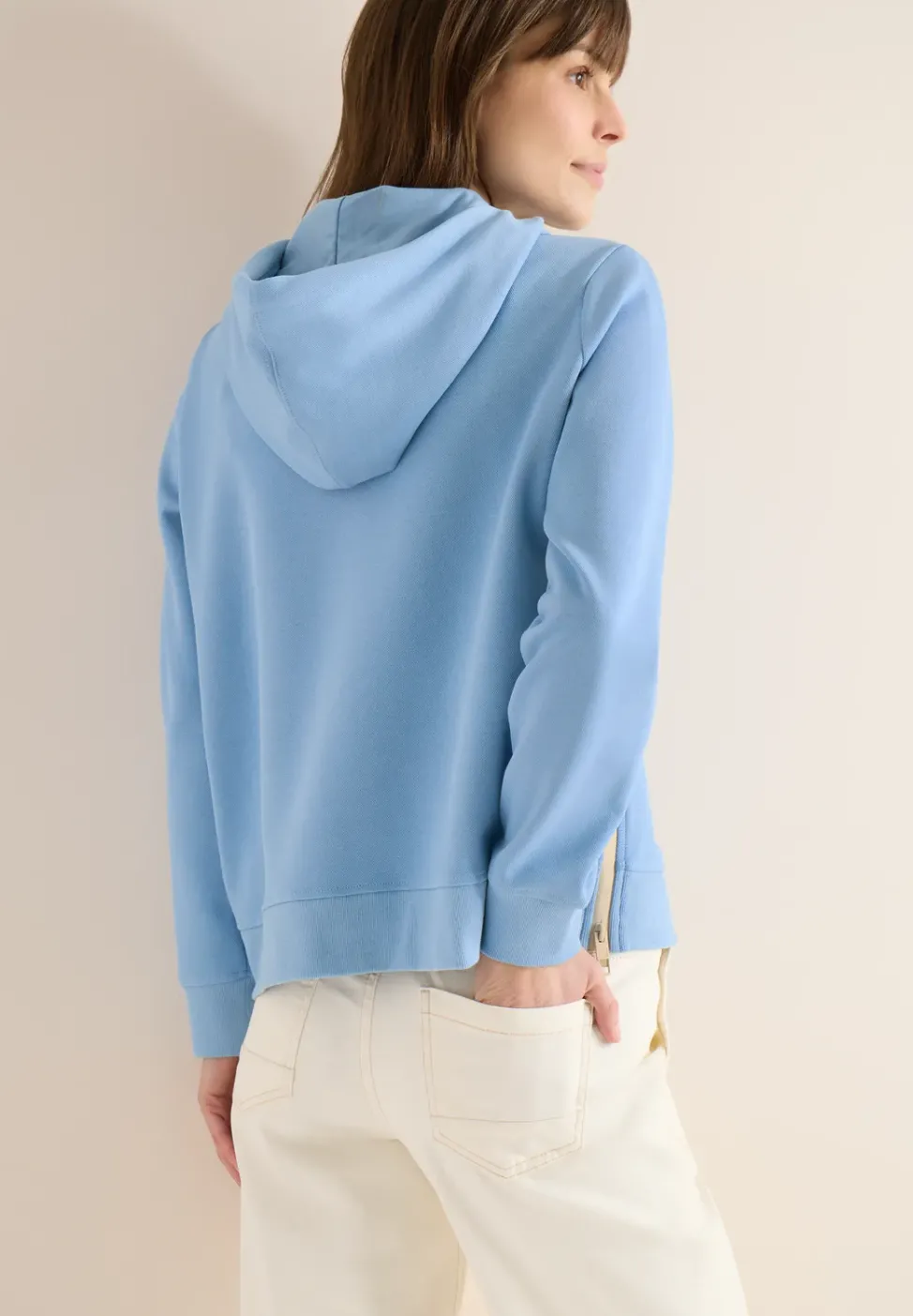 Hoodie avec détails zippés