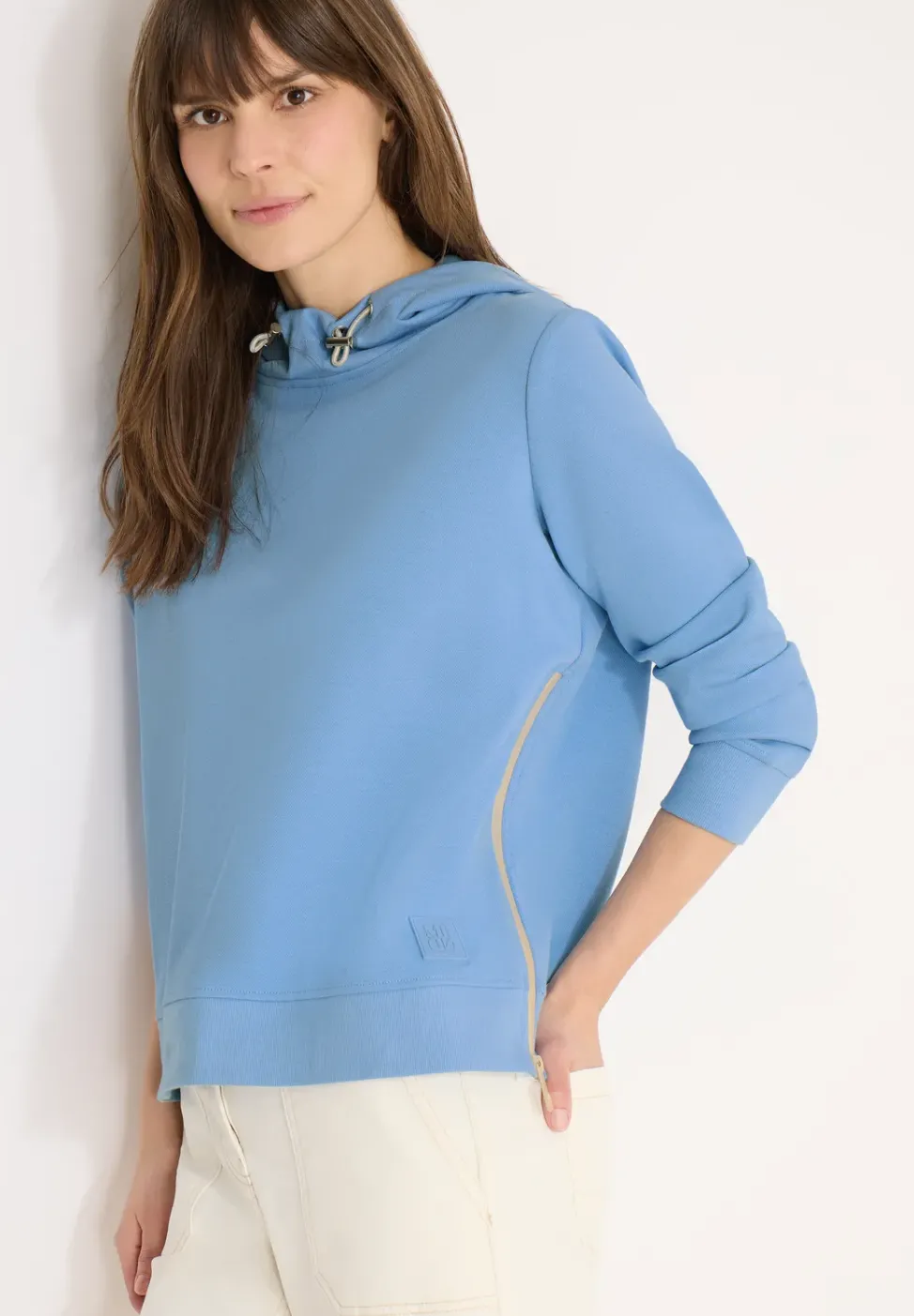 Hoodie avec détails zippés