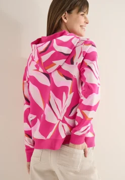 Hoodie avec motif floral