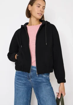 Hoodie Blouson en aspect laine