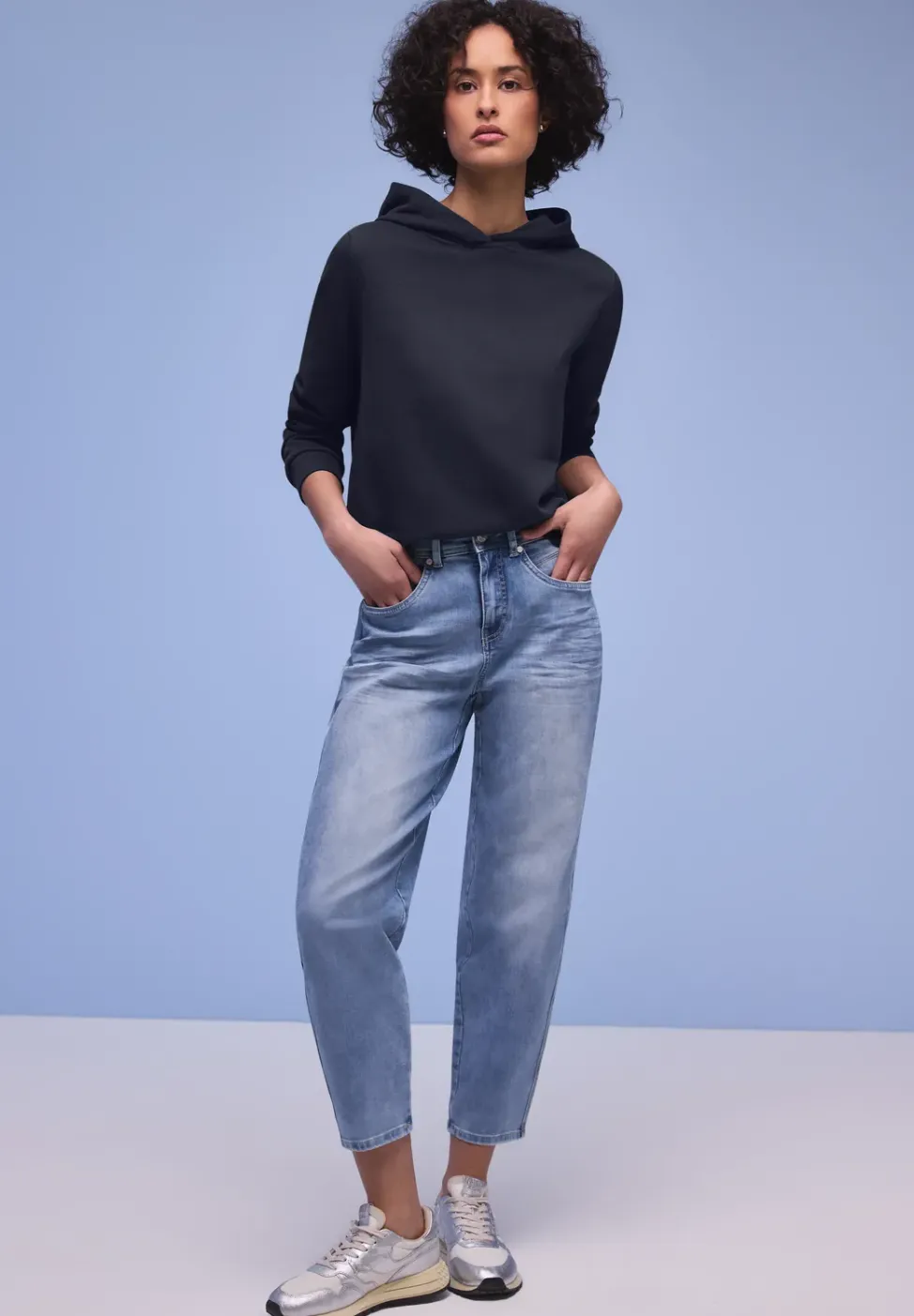 Hoodie en couleur unie