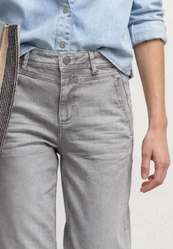 Jean Barrel Leg taille haute, coupe loose