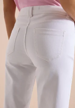 Jean capri wide leg coupe décontractée