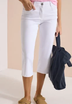 Jean capri wide leg coupe décontractée