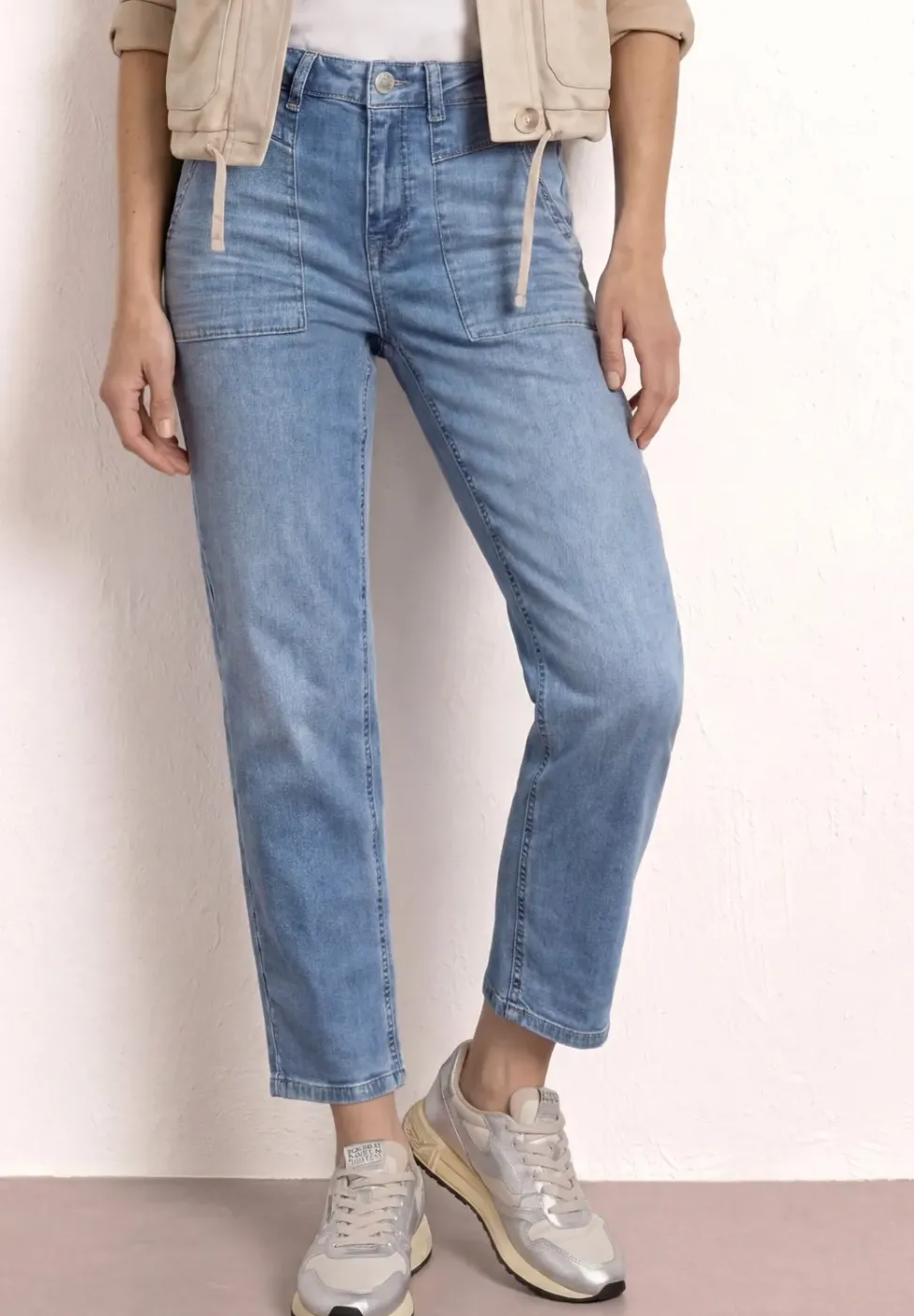 Jean coupe barrel leg en fit loose