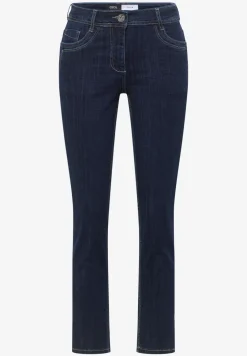 Jean droit taille mi-haute coupe casual