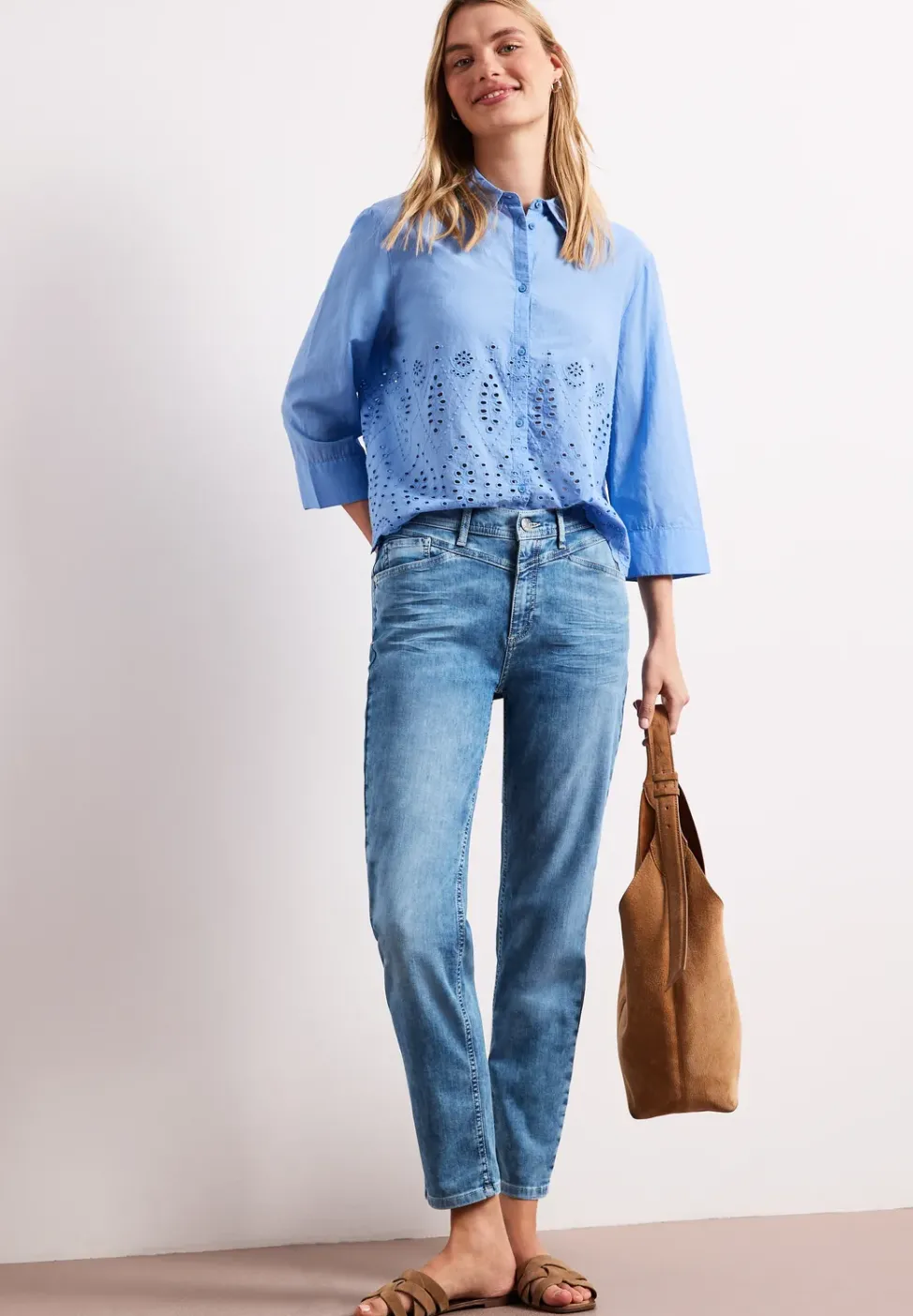 Jean fuselé loose fit
