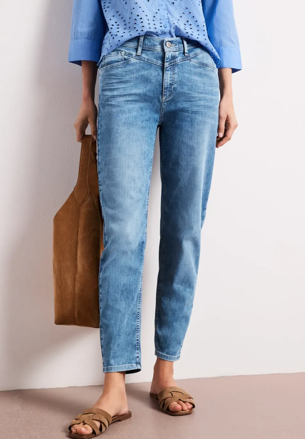 Jean fuselé loose fit