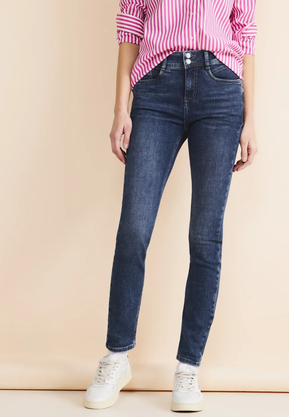 Jean indigo coupe slim