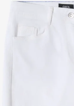 Jean 3/4 à jambes larges, coupe loose
