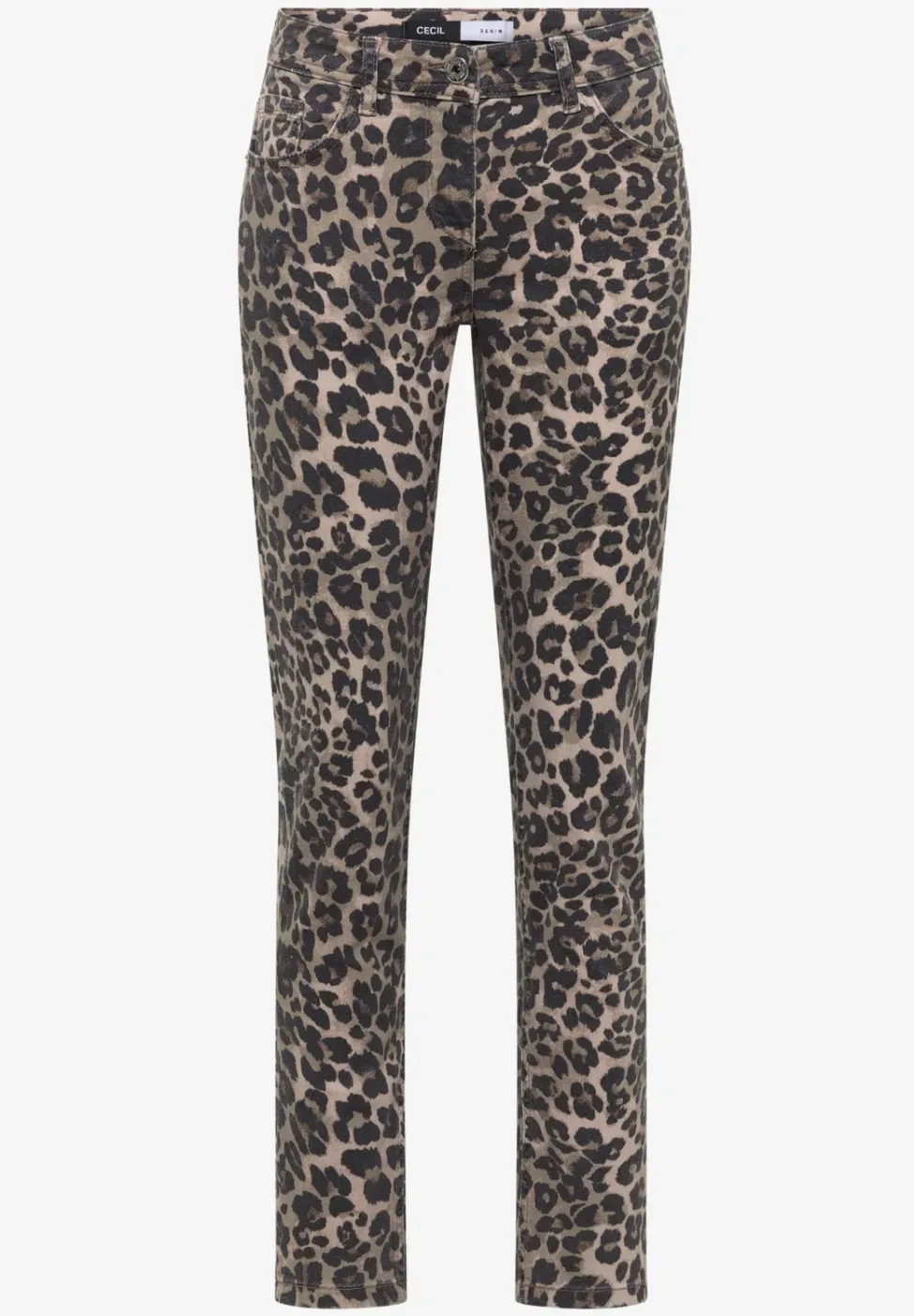 Jeans au look léopard