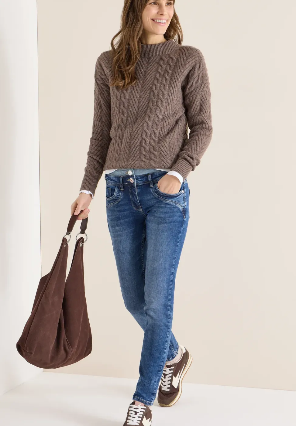 Jeans avec double ceinture
