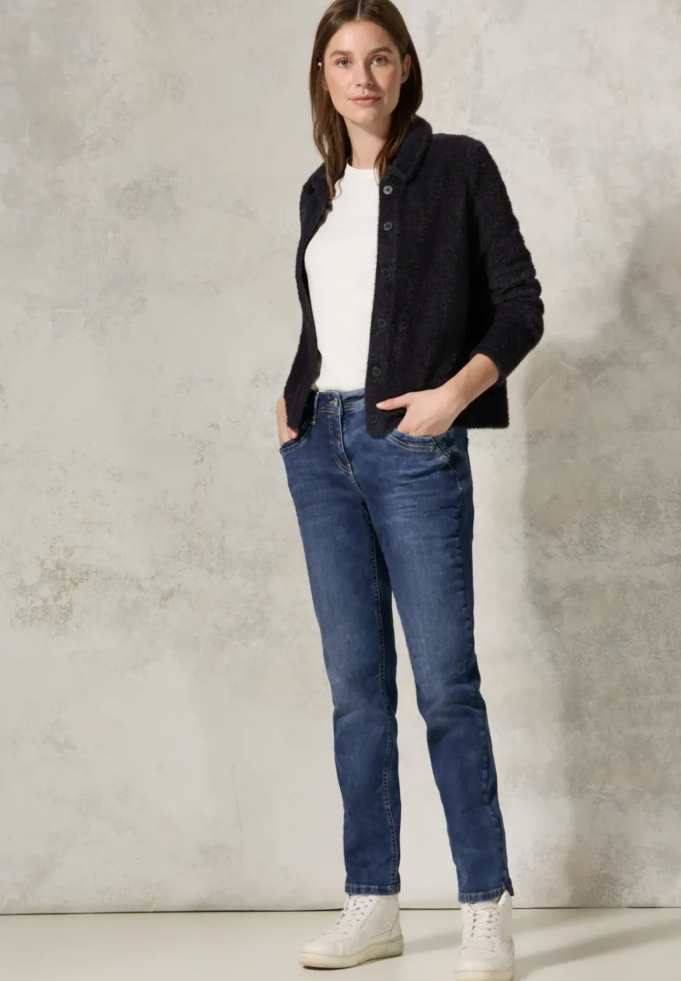 Jeans avec détails scintillants