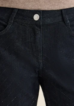 Jeans avec pierres précieuses