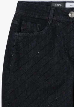 Jeans avec pierres précieuses