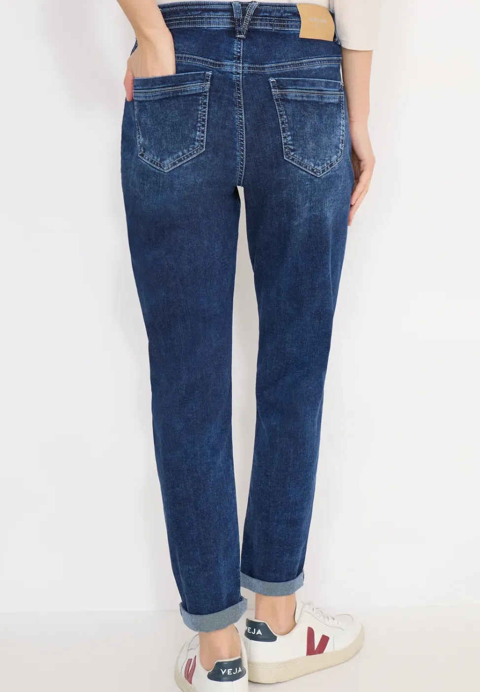 Jeans avec poches patch