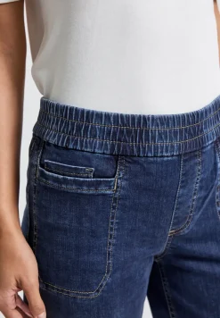 Jeans avec taille élastique