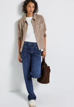 Jeans avec taille élastique