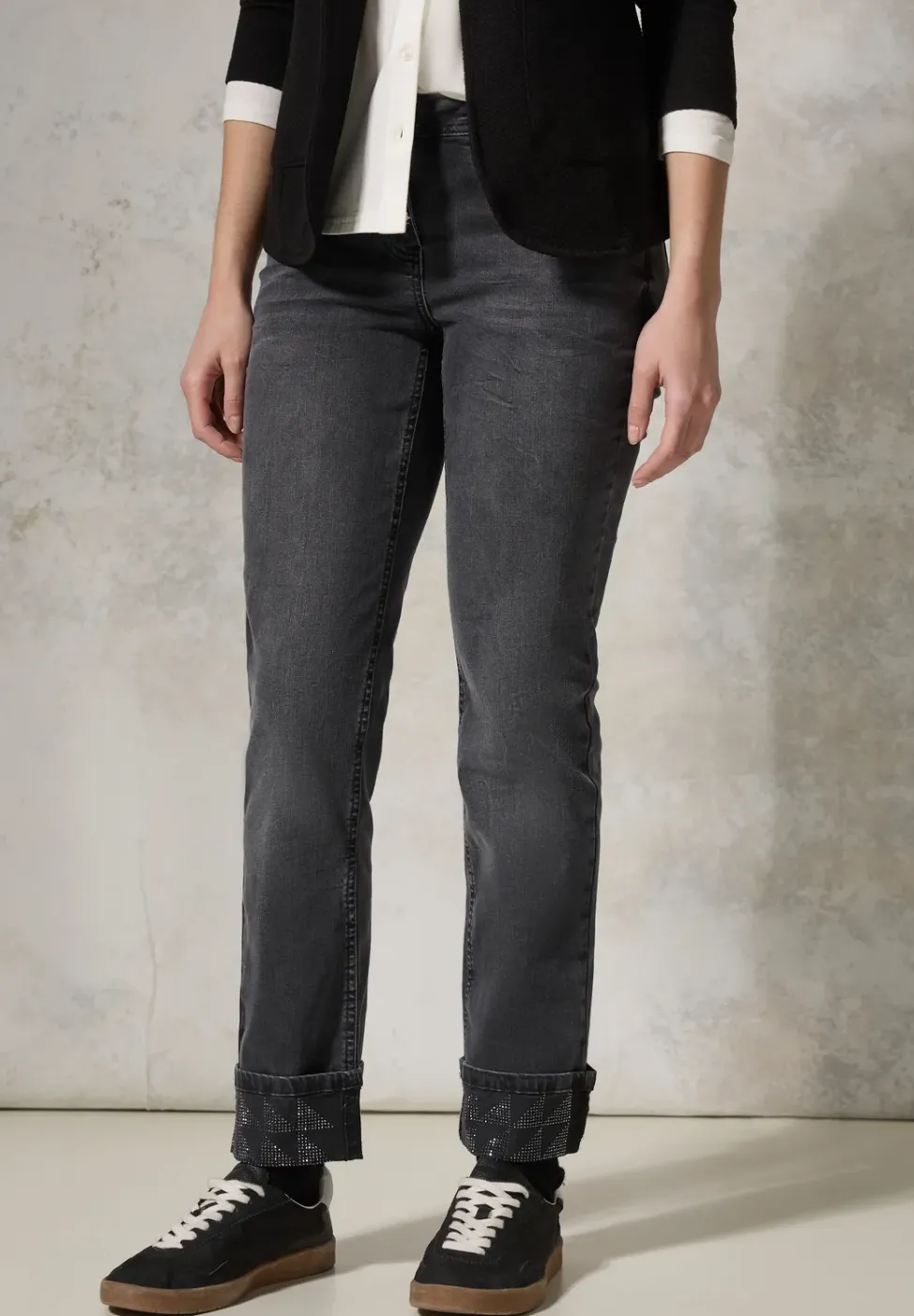 Jeans avec turn-up