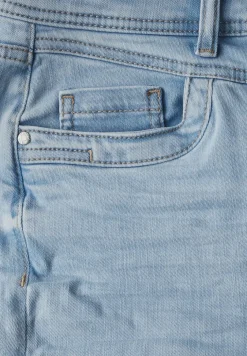 Jeans bermuda bleaché