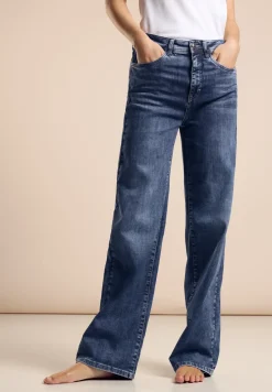 Jeans en coupe loose
