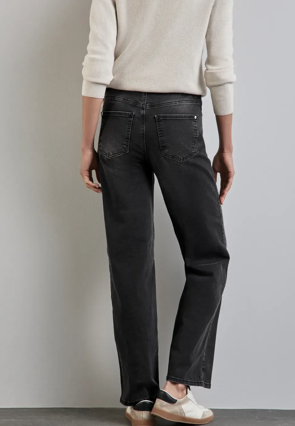 Jeans en coupe loose