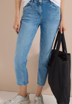 Jeans High Waist Straight Leg en Slim Fit