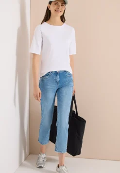 Jeans High Waist Straight Leg en Slim Fit