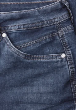Jeans à jambes barrées