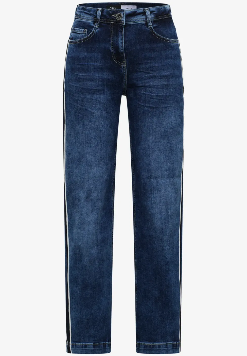 Jeans à rayures gallon