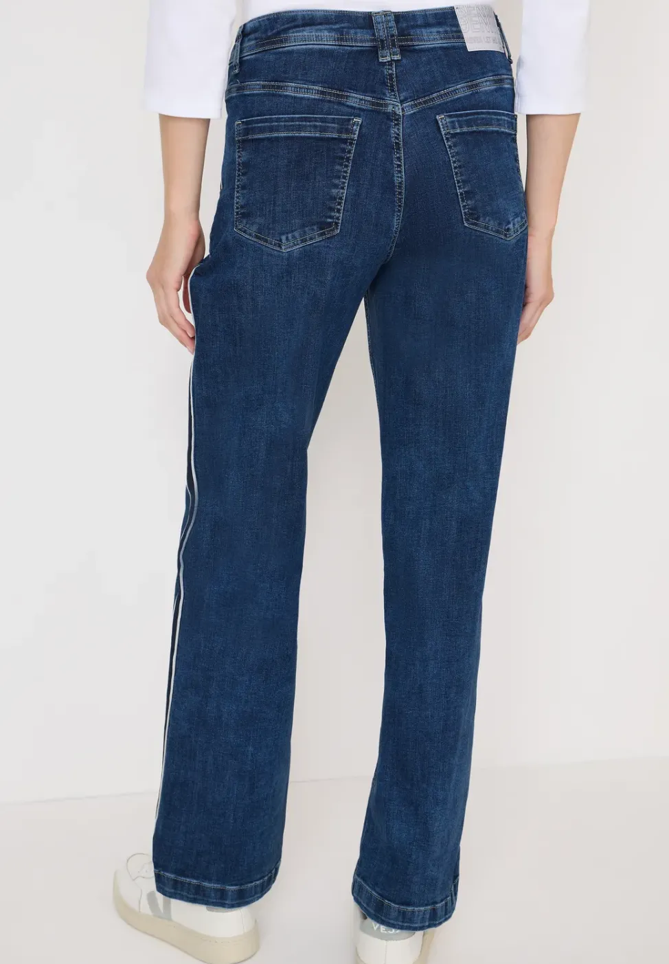 Jeans à rayures gallon