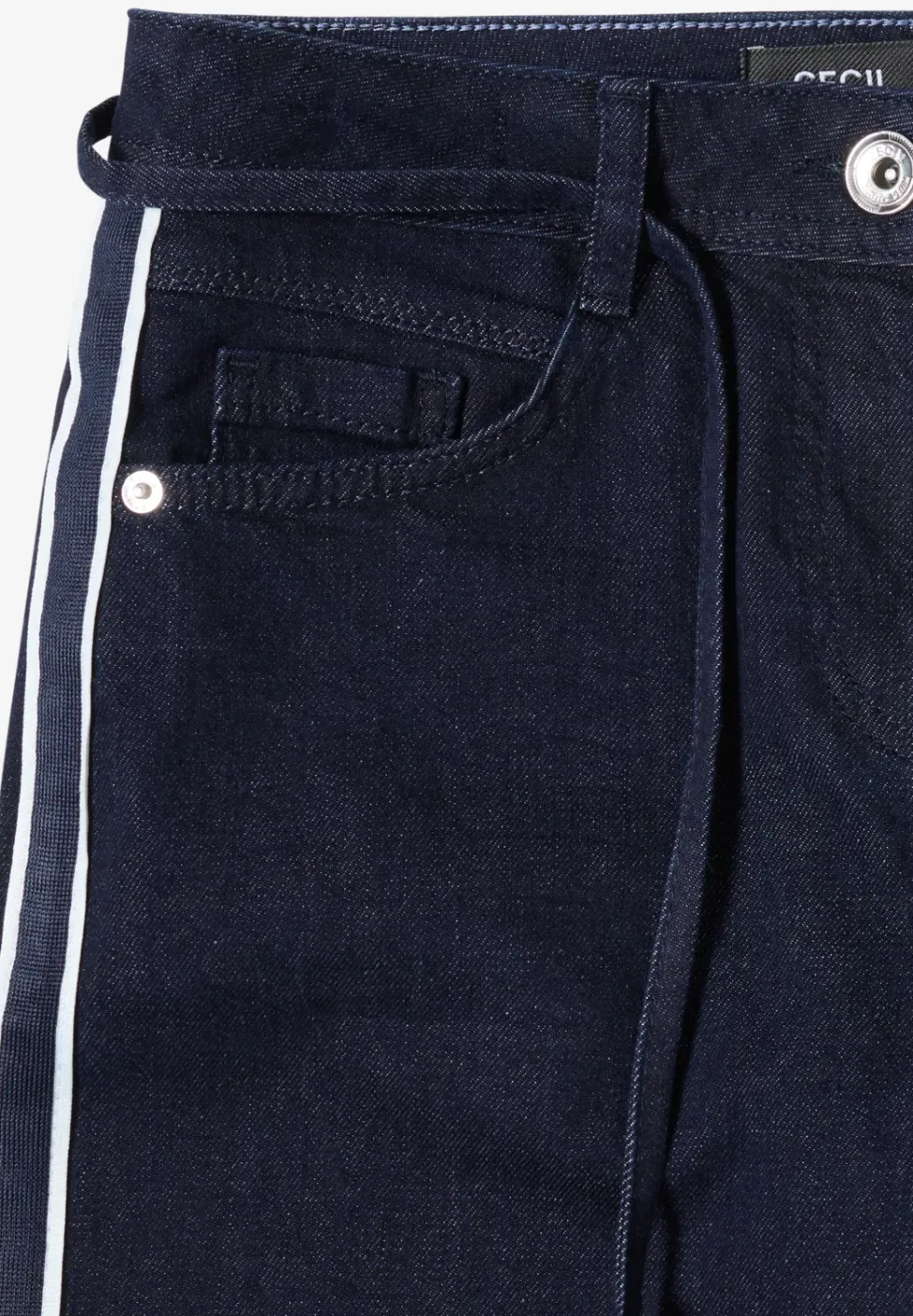Jeans à rayures gallon