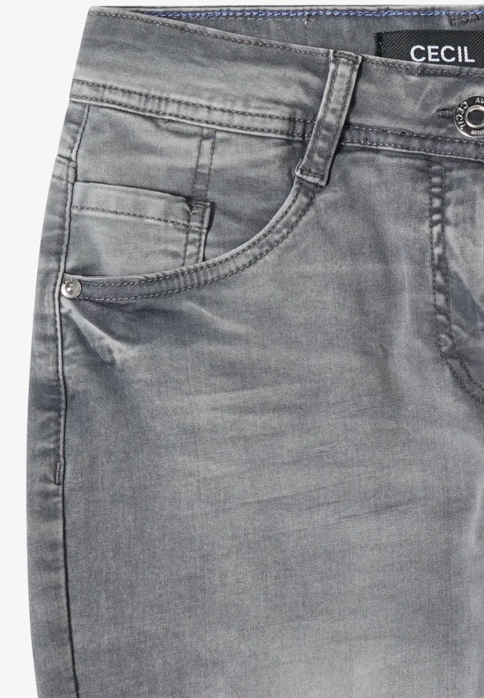 Jeans 3/4 Slim Leg en Casual Fit