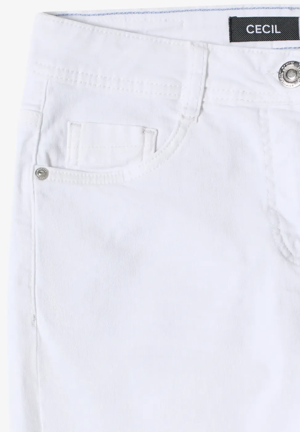 Jeans 3/4 Slim Leg en coupe ajustée