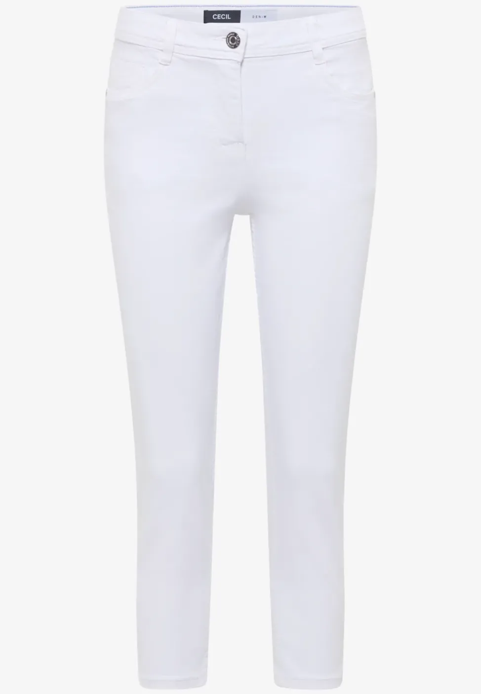 Jeans 3/4 Slim Leg en coupe ajustée