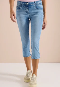 Jeans 3/4 Slim Leg en coupe décontractée